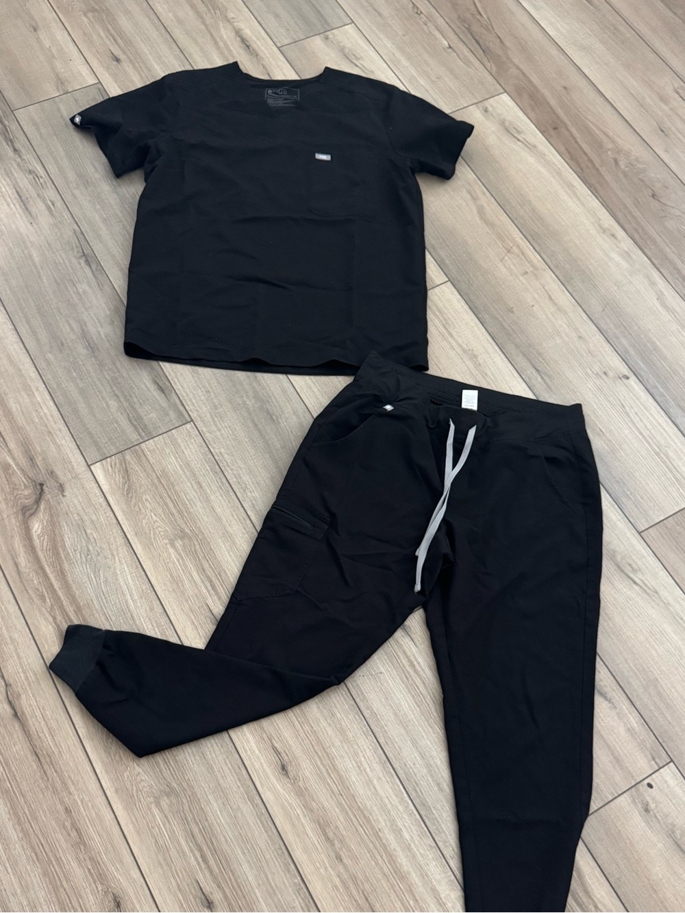 Men FIGS Black Jogger set